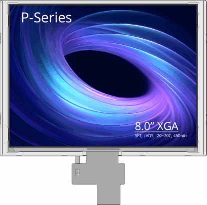 P0800XGF2MB00 a-Si TFT-LCD Display