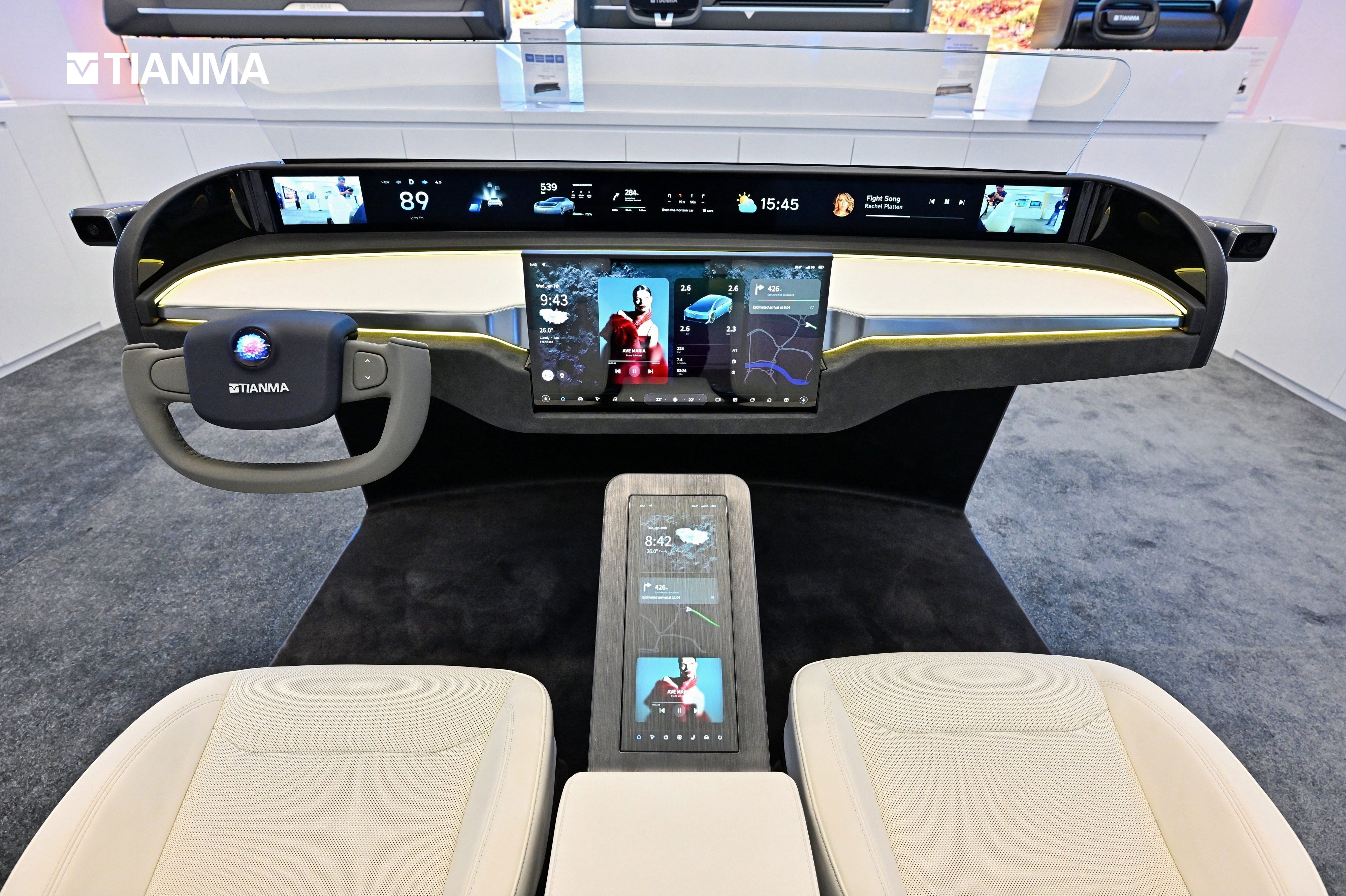 Tianma showcasing a wide range of new automotive display